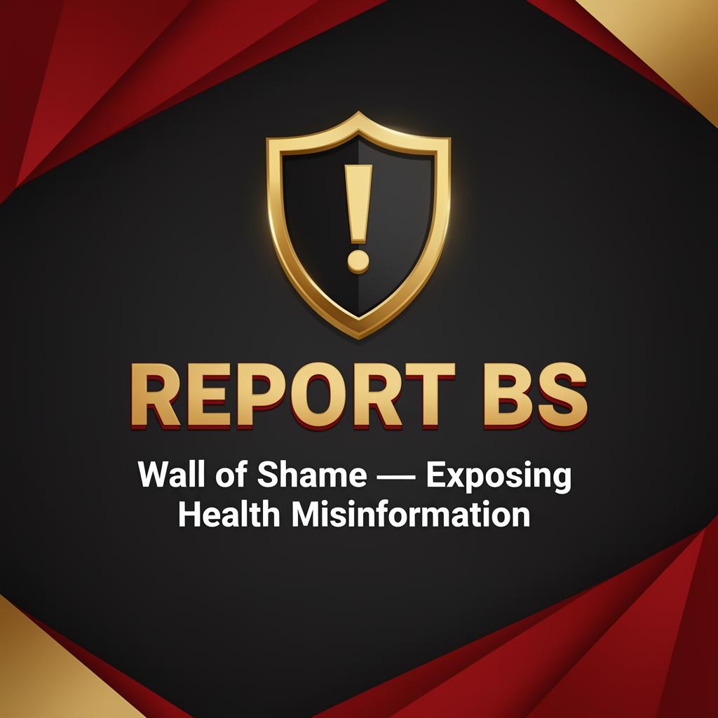 Report BS Online — The Medical Misinformation Leaderboard | ReportBS
